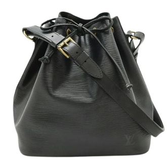 Louis Vuitton Pre-owned Bucket Bags, female, Black, Size: ONE SIZE Pre-owned Petit Noe Epi Shoulder Bag