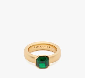 Kate Spade New York Keep Sparkling Asscher Ring