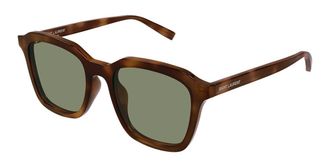 Saint Laurent SL 457 Asian Fit 008 Mens Sunglasses Tortoiseshell Size 49 - Free RX Lenses - Free RX Lenses