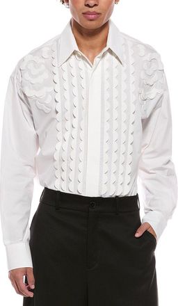 Valentino Silk-Trim Shirt