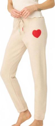 PJ Salvage Womens For The Mama Banded Pant In Oatmeal