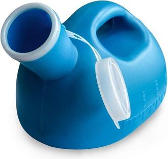 OEM Botella De Orina De Pl&aacute;stico De 2000 Ml Para Hombres, Orinal Discreto Y A Prueba De Fugas Para Adultos, Hospitales, Botella Reutilizable (azul)