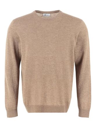 THE (ALPHABET) cashmere-blend jumper - Brown