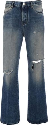 Amiri Blue Mid Rise Jeans