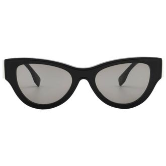 Fendi Smoke Cat Eye Ladies Sunglasses FE40135I 01A 135