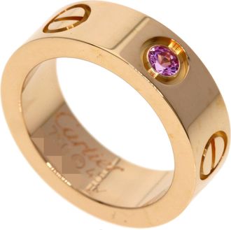 Cartier Love Pink Band Ring (Pre-Owned)