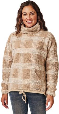 Carve Designs Womens Roley Jacquard Cowl Neck Top