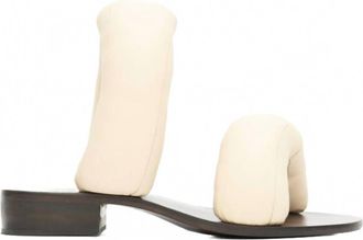 Room Seven Womens Pillow Sandal In Off White