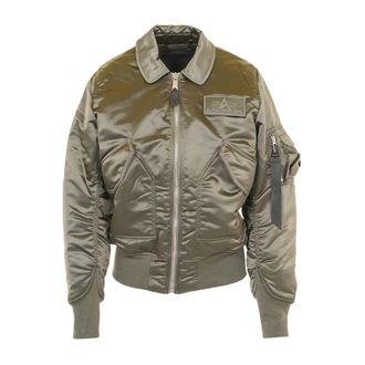Alpha Industries Cwu-45/P Base UV Bomberjack - Dames - Bomber jackets - Groen - L - Nylon - Jassen