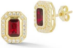 Glaze Jewelry 14k Gold Plated Silver Cluster Stud Earrings at Nordstrom Rack