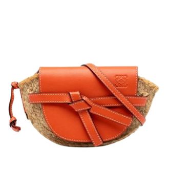 Loewe Pre-owned Cross Body Bags, female, Orange, Size: ONE SIZE Pre-owned The Gate crossbody bag