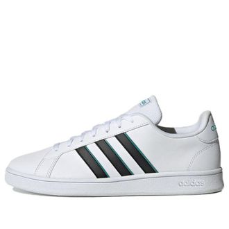 adidas neo Grand Court Base White Black Green EG5943