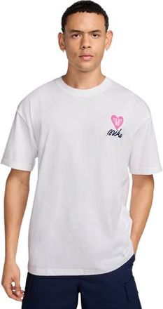 Nike Mens M90 OC V Day T-Shirt - White/Red Size 3XL