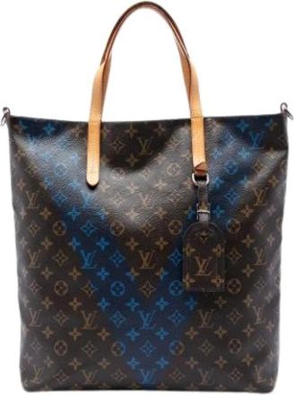 Louis Vuitton Pre-owned Cabas Jour Tote Bag - Dames - Vintage Shopper - Bruin - ONE Size - Leer - Vintage