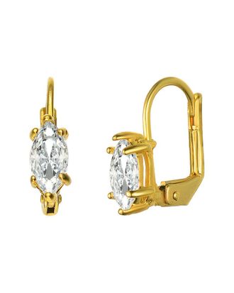 Genevive 14K Over Silver Earrings