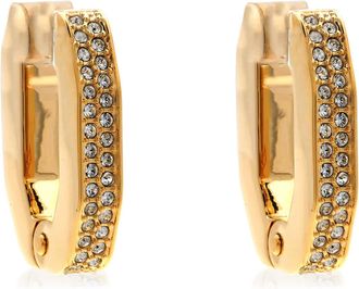 Swarovski Ladies Dextera Octagon Hoop Earrings