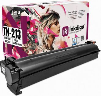 OEM Toner Inkdigo Tn213k Compatibile Con Konica Minolta Bizhub C203 C253, Certificato T&uuml;v