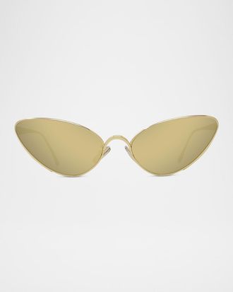 Loewe Signature Metal Cat-Eye Sunglasses