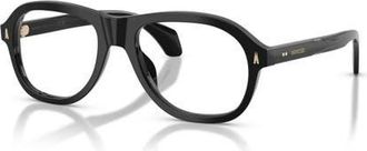 Moncler 55mm Rectangle optical glasses in Black at Nordstrom