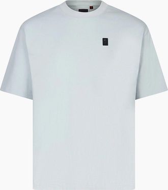 Luke 1977 Mens Luke 1977 Clarke crew neck t shirt washed sky blue - Size: 40