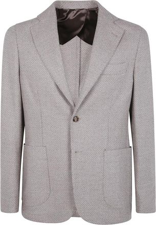 Barba Stijlvolle Bactive Mono Jas - Heren - Blazers - Beige - XL - Jassen