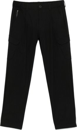 Herno cargo tapered trousers - Black