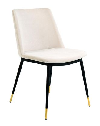 TOV Furniture Tov Furniture Set Of 2 Evora Cream Velvet