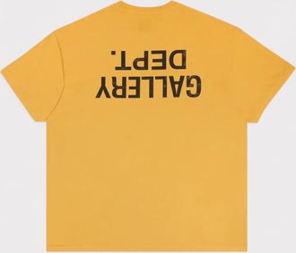 Gallery Dept. Mens. Fucked Up Logo Tee Gold - Size Small