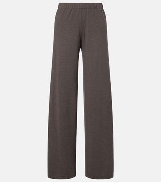 Lisa Yang Aina cotton and cashmere wide-leg pants