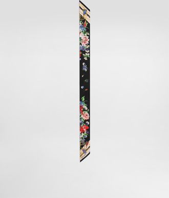 Dolce & Gabbana Floral-print Twill Headscarf (6x100) - Woman Scarves And Silks Print Onesize