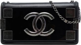 Chanel Pre-owned Flap Bag - Dames - Vintage Schoudertas - Zwart - ONE Size - Leer - Vintage