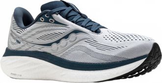 Saucony Mens Ride 18 Running Shoes In Cloud/dusk