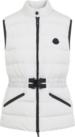 Moncler Romantisme Vest - female - Moncler - Waistcoats - Beige - L - Jackets