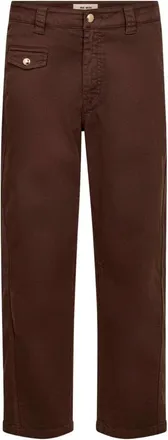 Mos Mosh MOS Mosh, Broeken, Dames, Bruin, W33, Rechte broek