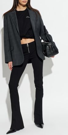 Off-white T-shirt With Logo, Womens, Black