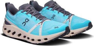 On Mens Cloudsurfer Trail Sneaker, Horizon/Cream, 10.5