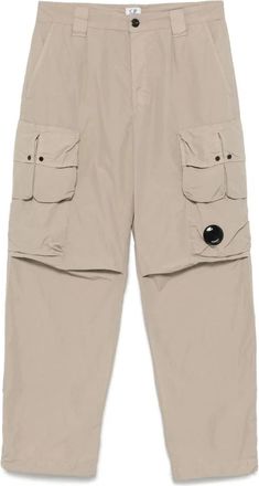 C.P. Company Flatt Nylon Cargo Broek - Heren - Straight fit broeken - Beige - M - Nylon - Broeken