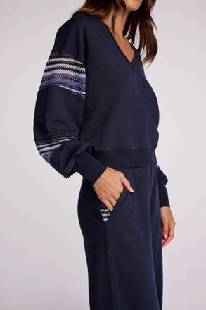 Sundays Jayden Pullover In Navy