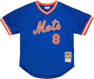 Mitchell & Ness T-shirt MLB Mets 1986 Gary Carter - Blu