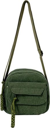 Generic Casual Multi Layer Shoulder Bag Versatile Small Square Bag Women Crossbody Bag Satchel Hobo Bag Travel Work Purse (Green)