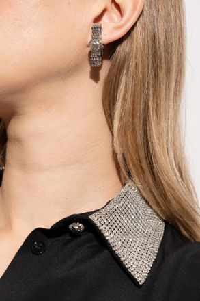 Versace Single Clip, Womens, Silver