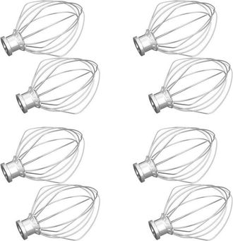 OEM Paquete De 8 Accesorios De Batidora De Varillas De Acero Inoxidable Para Batidora De Harina K45ww, Batidora De Globo Para Pasteles Y Batidora De Crema