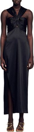 Sandro Tailored Maxi Dress