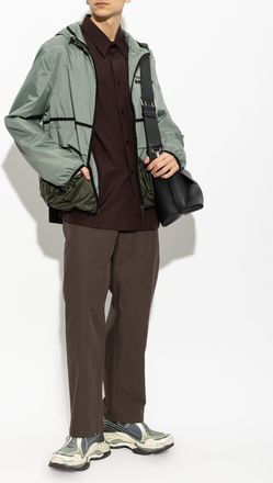 Marni Shirt With Pocket, Mens, Brown