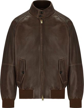 Baracuta BOMBER G9 LEATHER CHOCOLATE BARACUTA