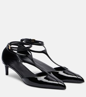 Khaite Mia patent leather pumps