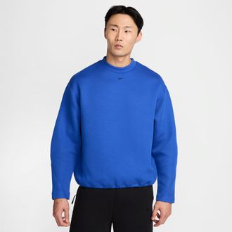 Nike Mens Tech Fleece Crew in Blue | HJ2938-480