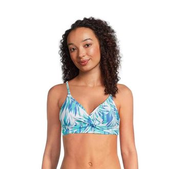 Sunsets Sea Breeze Sandbar Rib Collins Hipster Bikini Top Womens Blue GBO3189