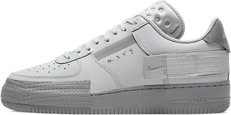 Nike Fitness, Heren, Grijs, 42 1/2 EU, Leer, Air Force 1 Type