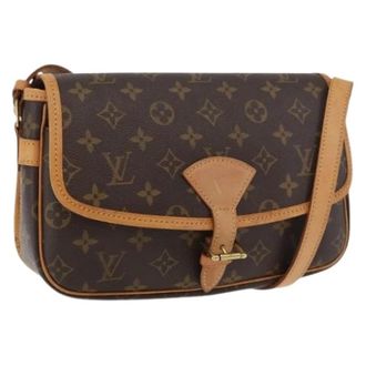 Louis Vuitton Pre-owned Cross Body Bags, female, Brown, Size: ONE SIZE Pre-owned Sologne Handbag